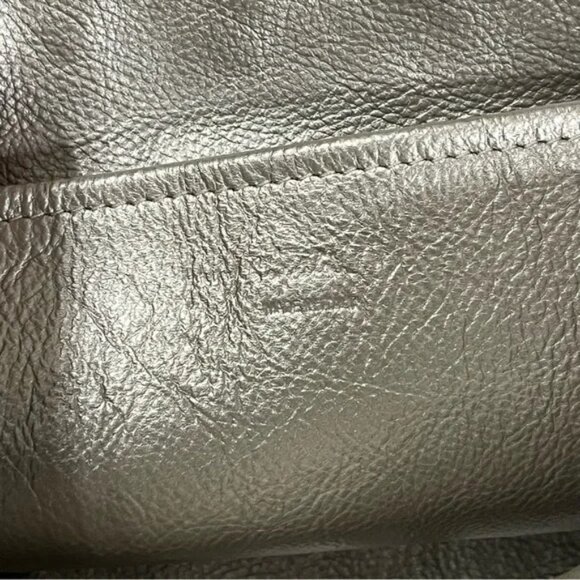 Henry Beguelin Silver Gray Woven Tote - Picture 7 of 11